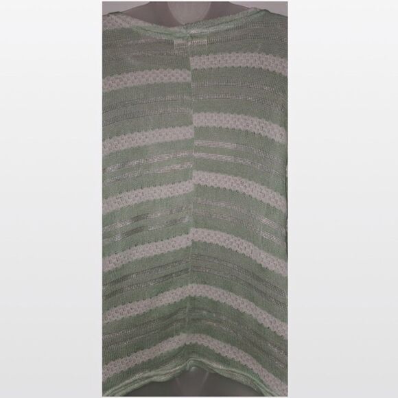 New Front Bottom Tie Open Knit Cardigan Sweater - Picture 4 of 7